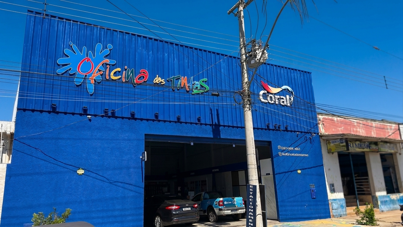 Fachada da loja Montes Claros