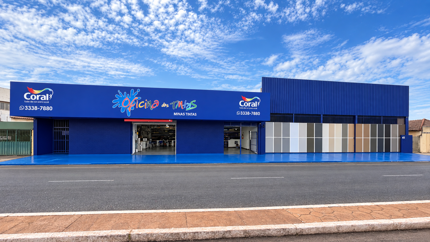 Fachada da loja Uberaba