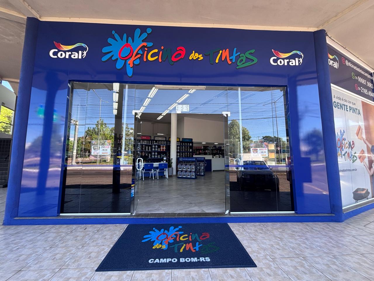 Fachada da loja Campo Bom
