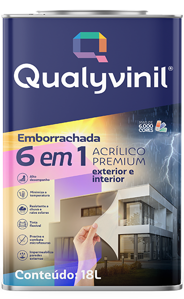 Qualyvinil Emborrachada 6 em 1