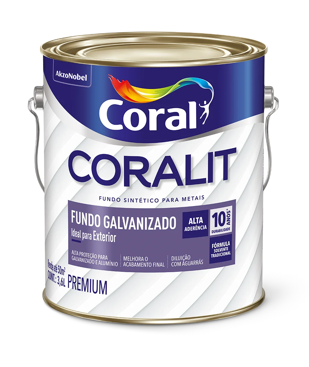 Coral Coralit Fundo Galvanizado
